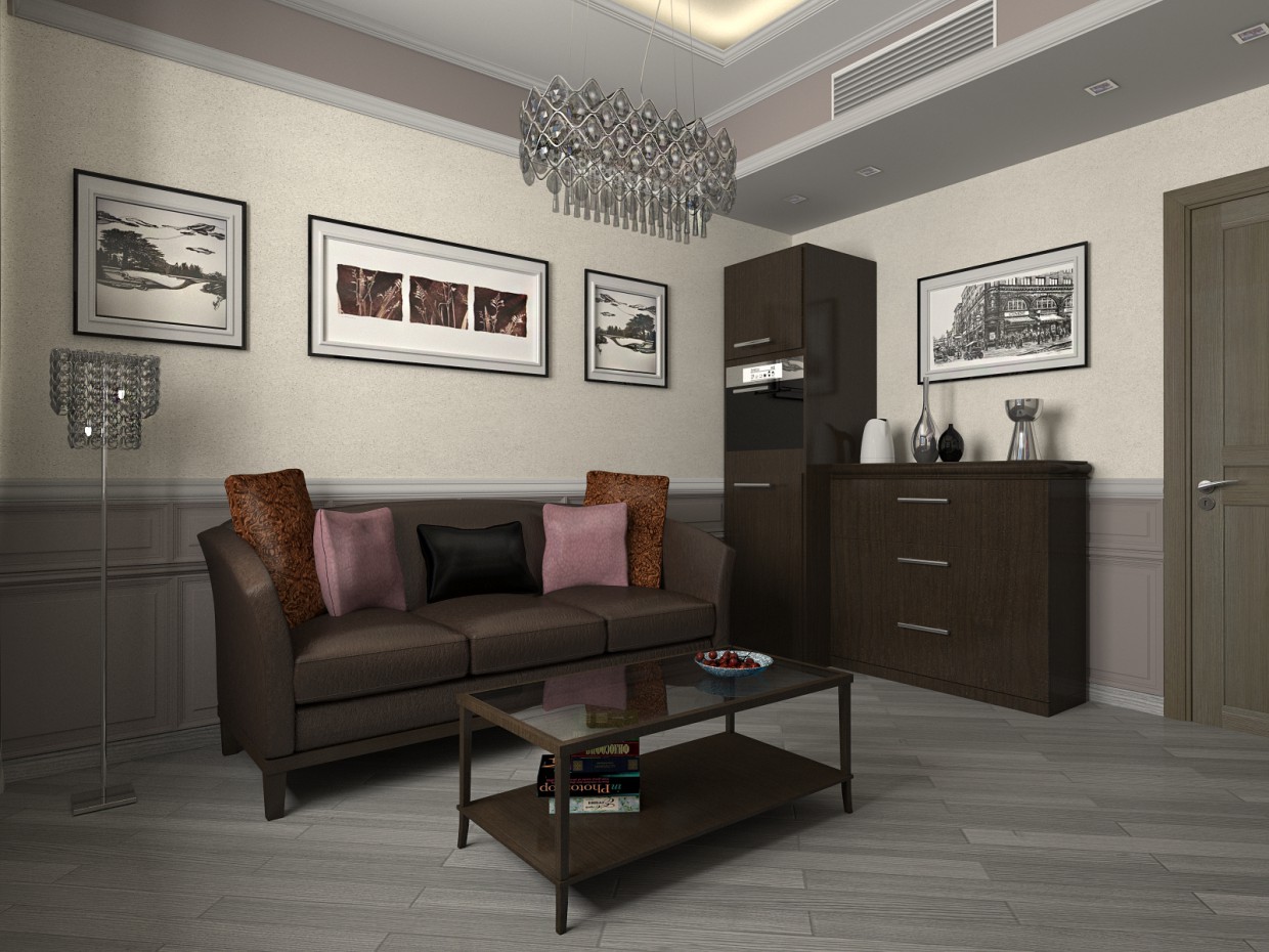 Recreation room in a Director's Office 2 in 3d max vray image