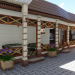 Desarrollo de diseño 3D de una casa, terraza de verano y cochera. (Video adjunto)