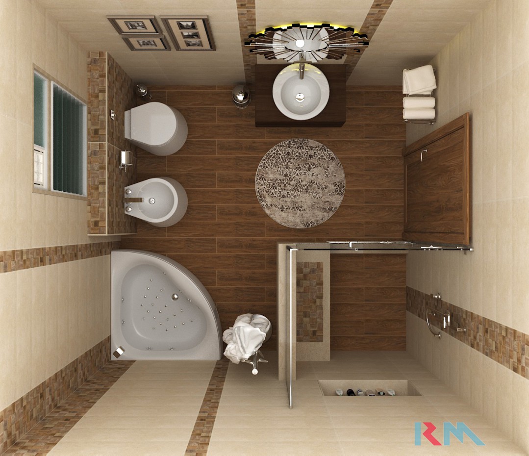 Banyo in 3d max vray 2.0 resim