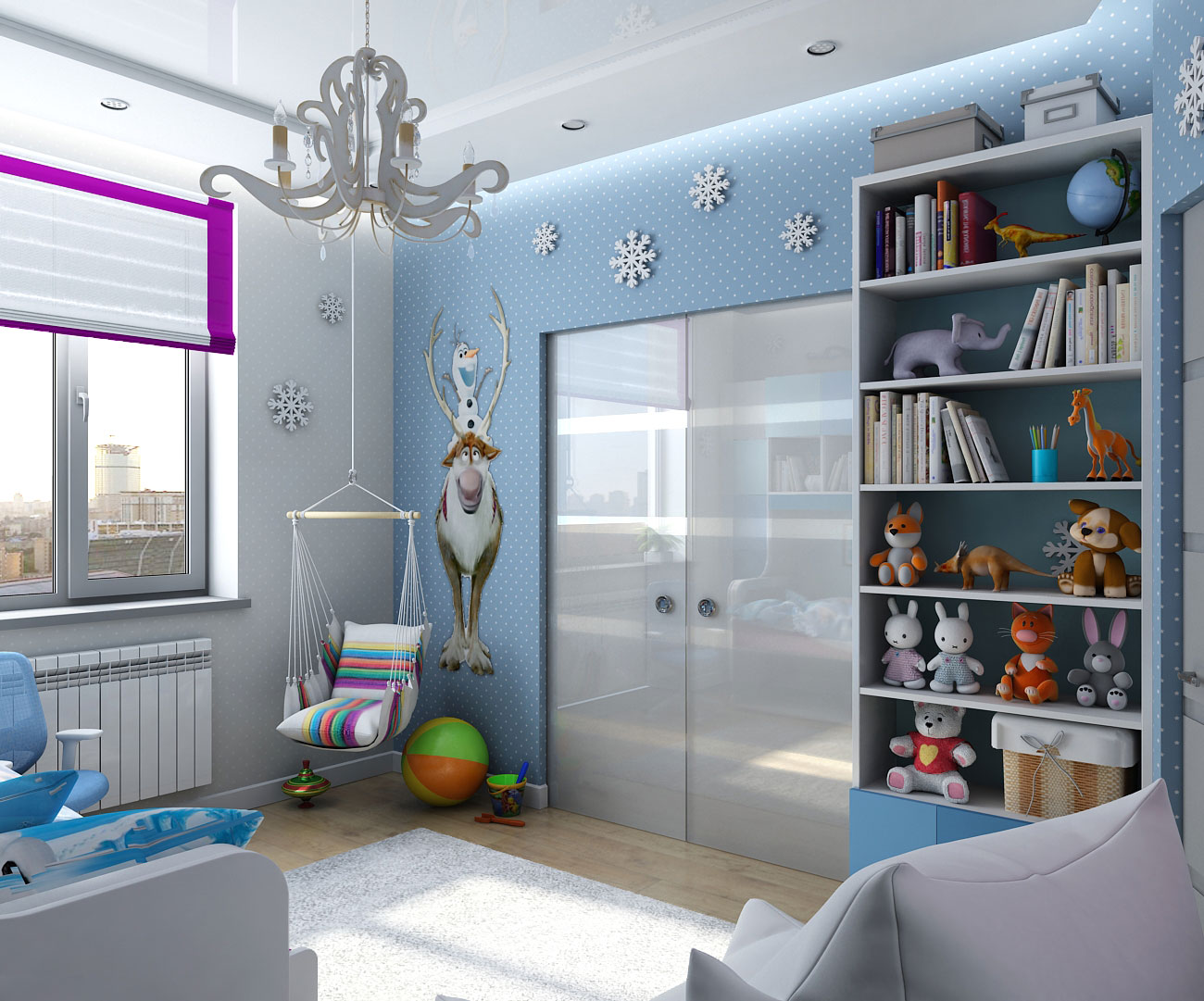 Interior design in stile dei figli di "congelato" in Chernigov in 3d max vray 1.5 immagine