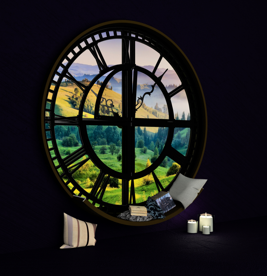 A window into an amazing world. in 3d max vray 1.5 image