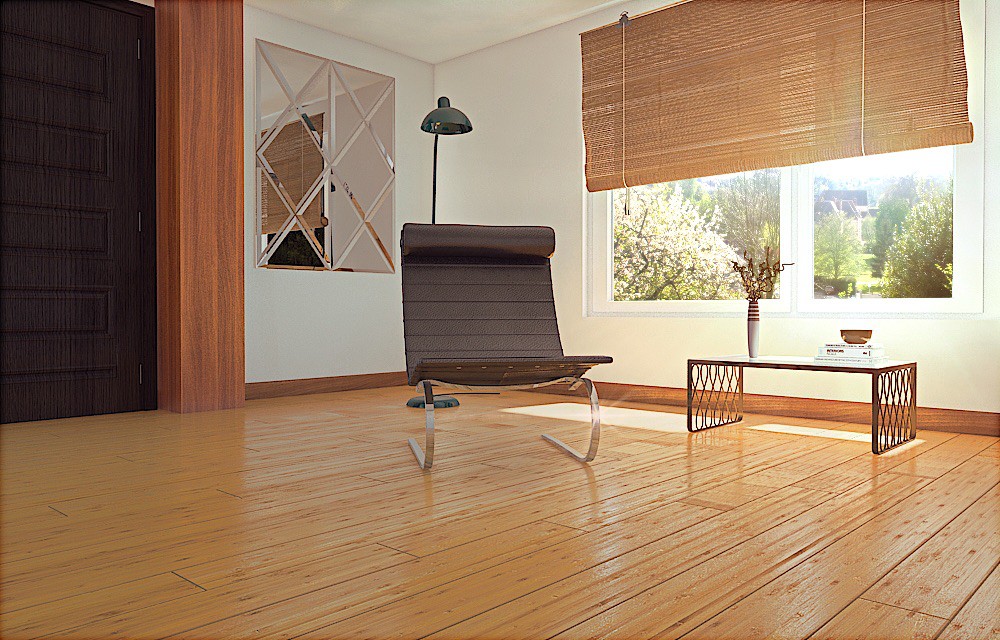 Living room in 3d max mental ray image