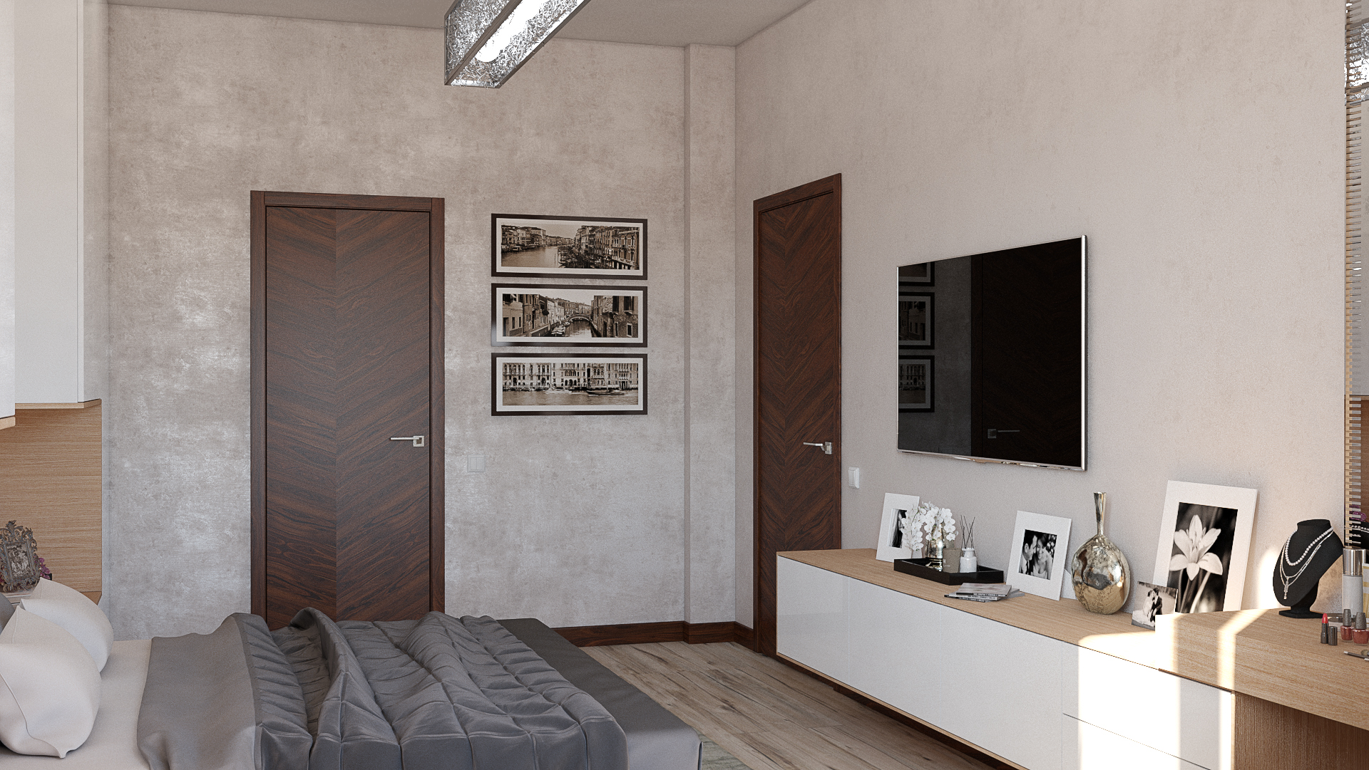 Chambre à coucher dans 3d max vray 3.0 image