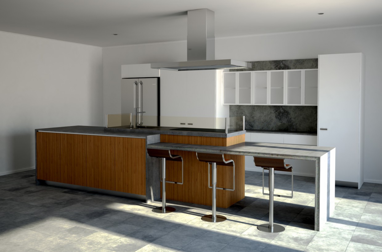 Modern Kitchen 1 в Другое vray изображение