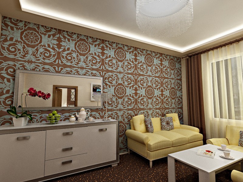 Luxo "Congress Hotel" em 3d max vray imagem