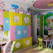Children's room interior design in 3d max vray image