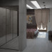 Bedroom + hall in 3d max vray image