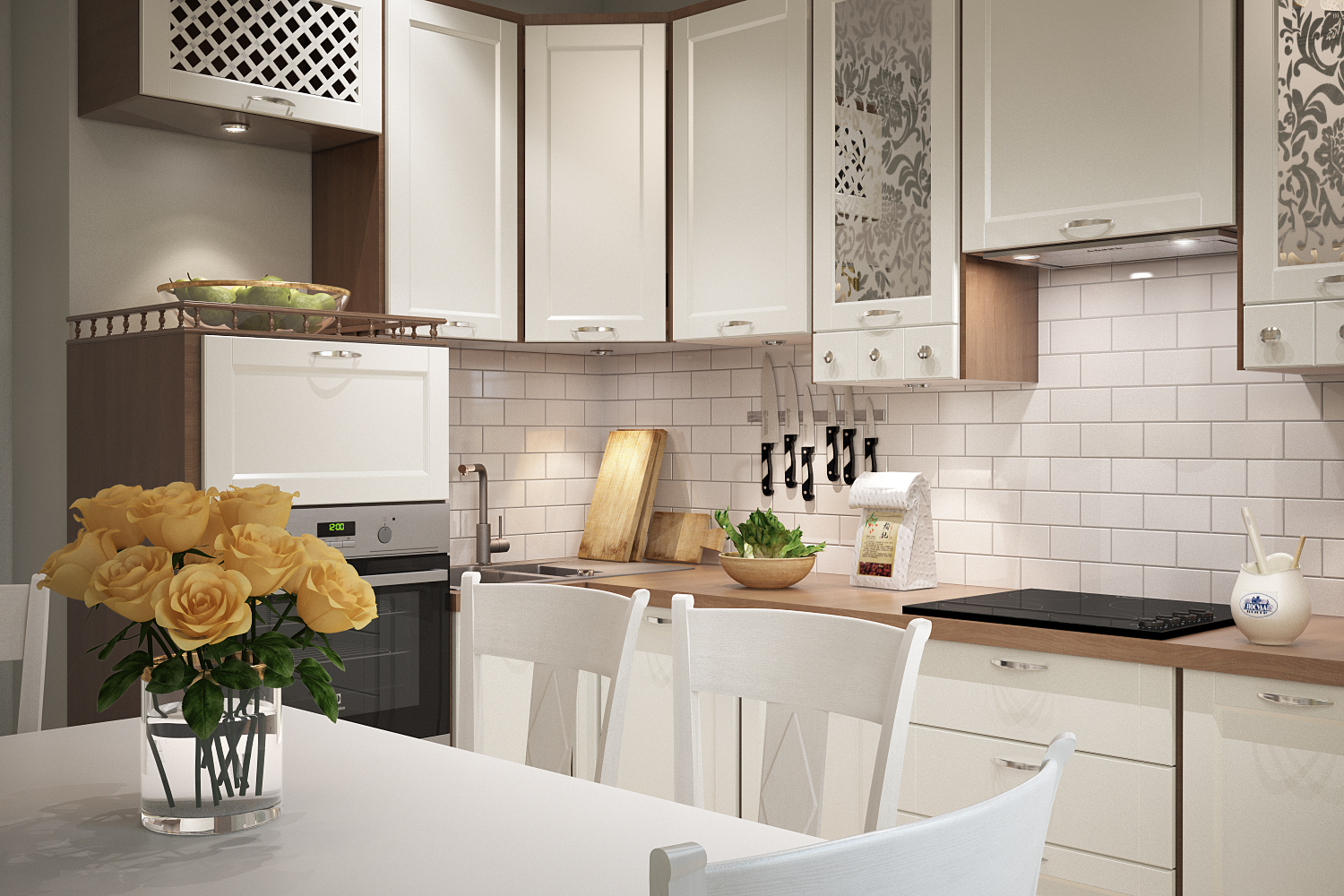 रसोई / रसोईघर 3d max vray 3.0 में प्रस्तुत छवि