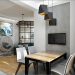 Interior design project for a one-room apartment in Kiev in 3d max vray 1.5 image