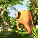 Elefante del bambino in 3d max vray 3.0 immagine