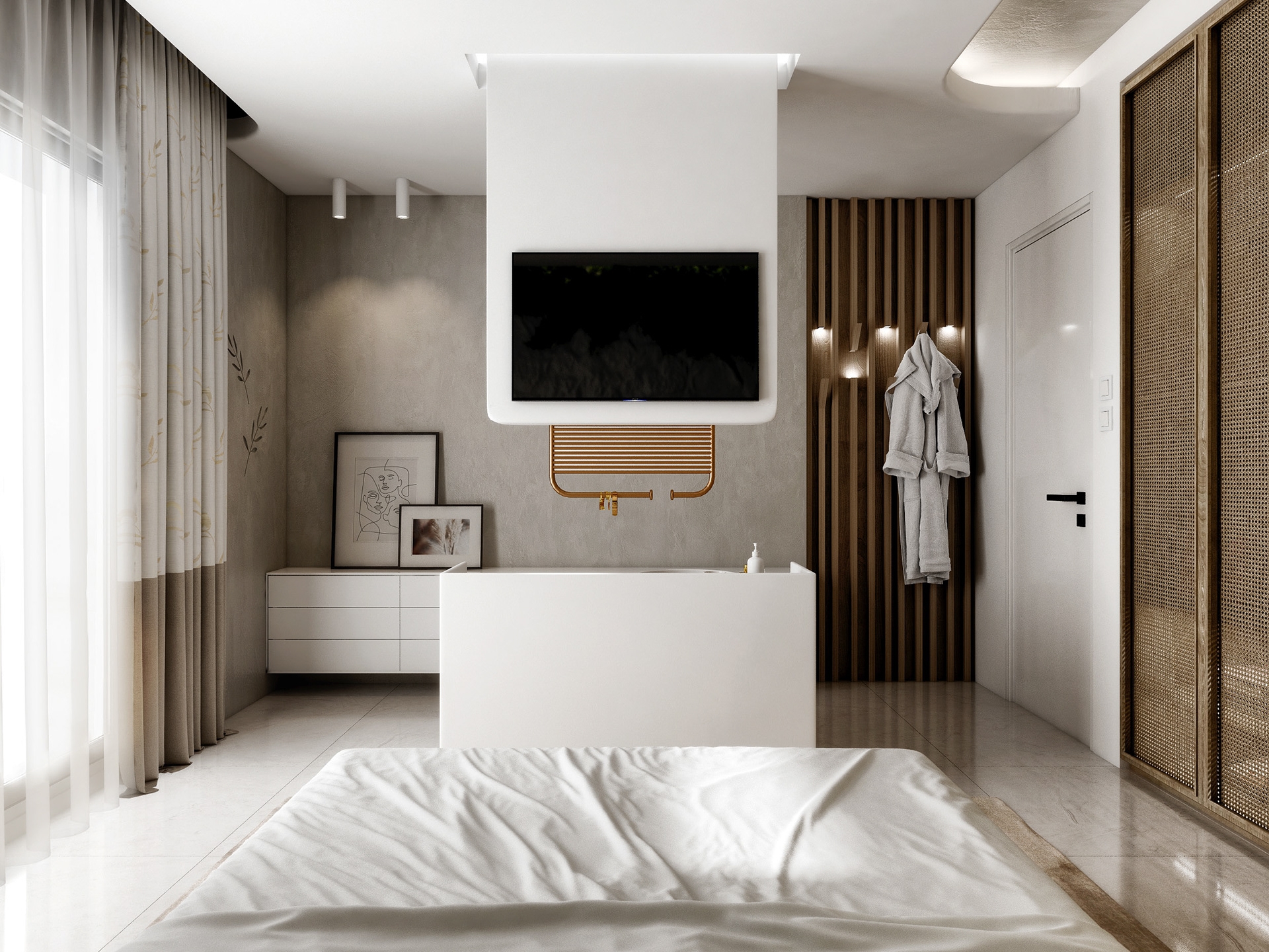 imagen de Apartamento en Rodas, Grecia en 3d max vray 3.0