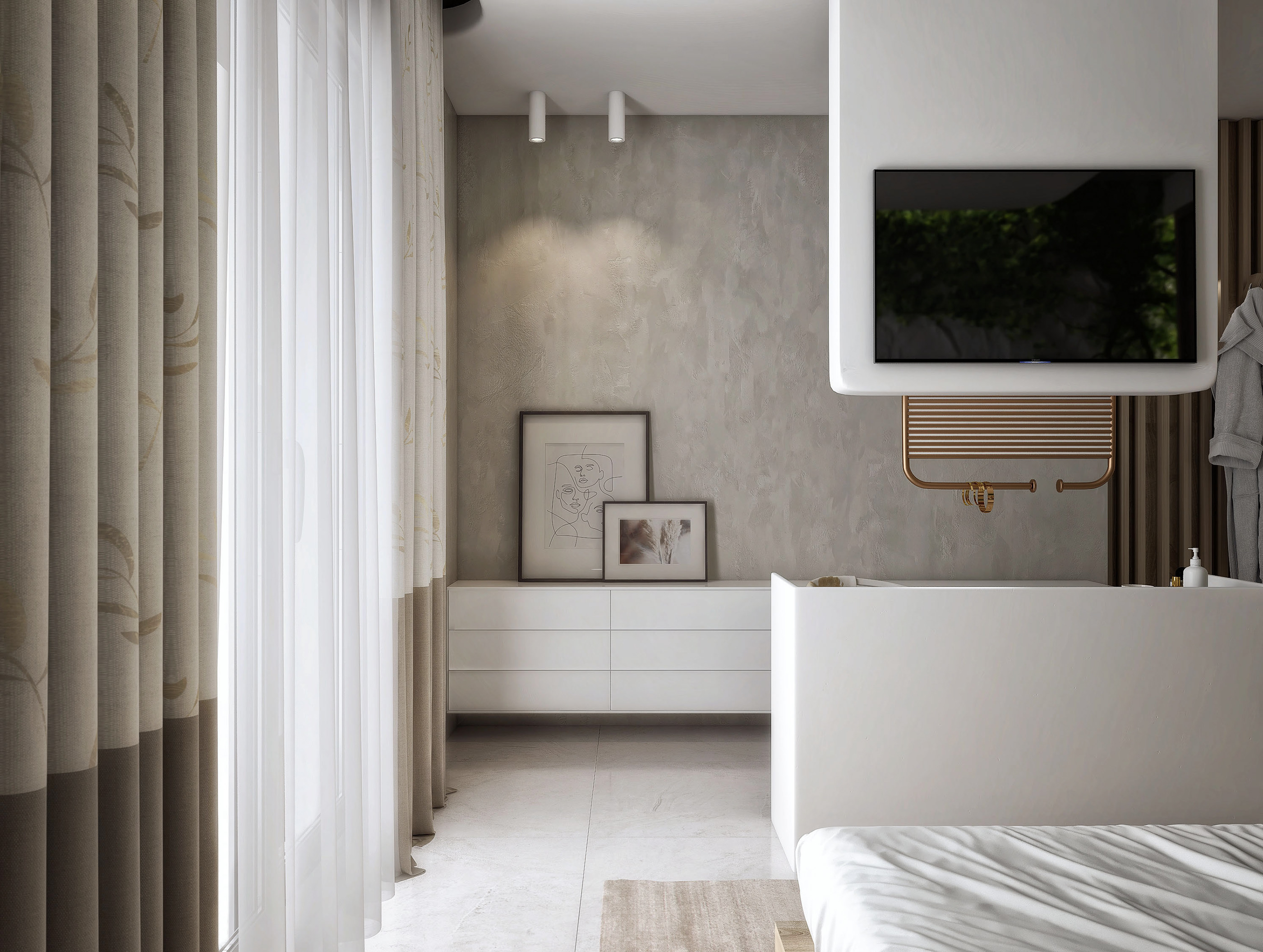 Apartment in Rhodes, Greece in 3d max vray 3.0 image