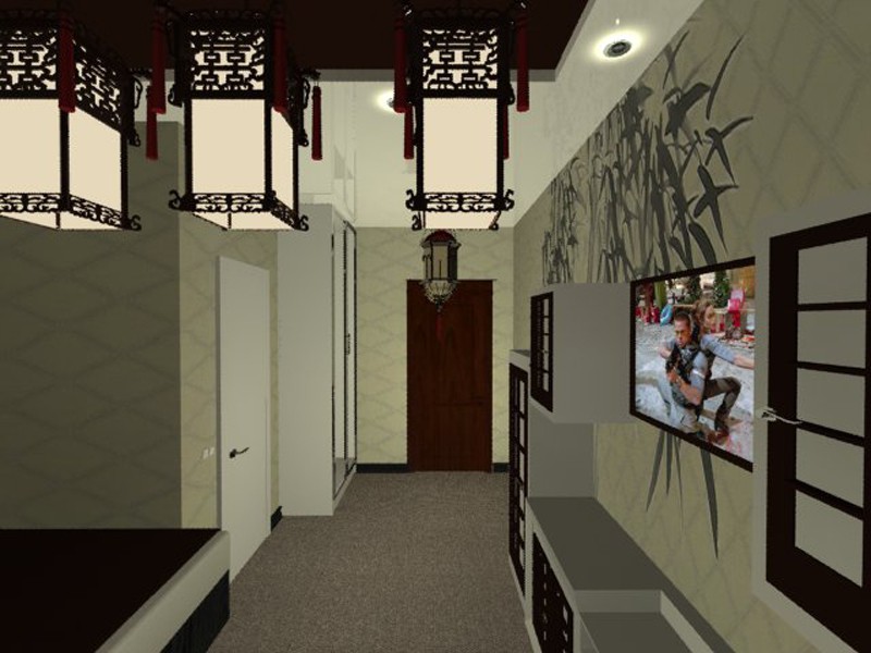 Room no. 3 - Chinese style in 3d max mental ray image