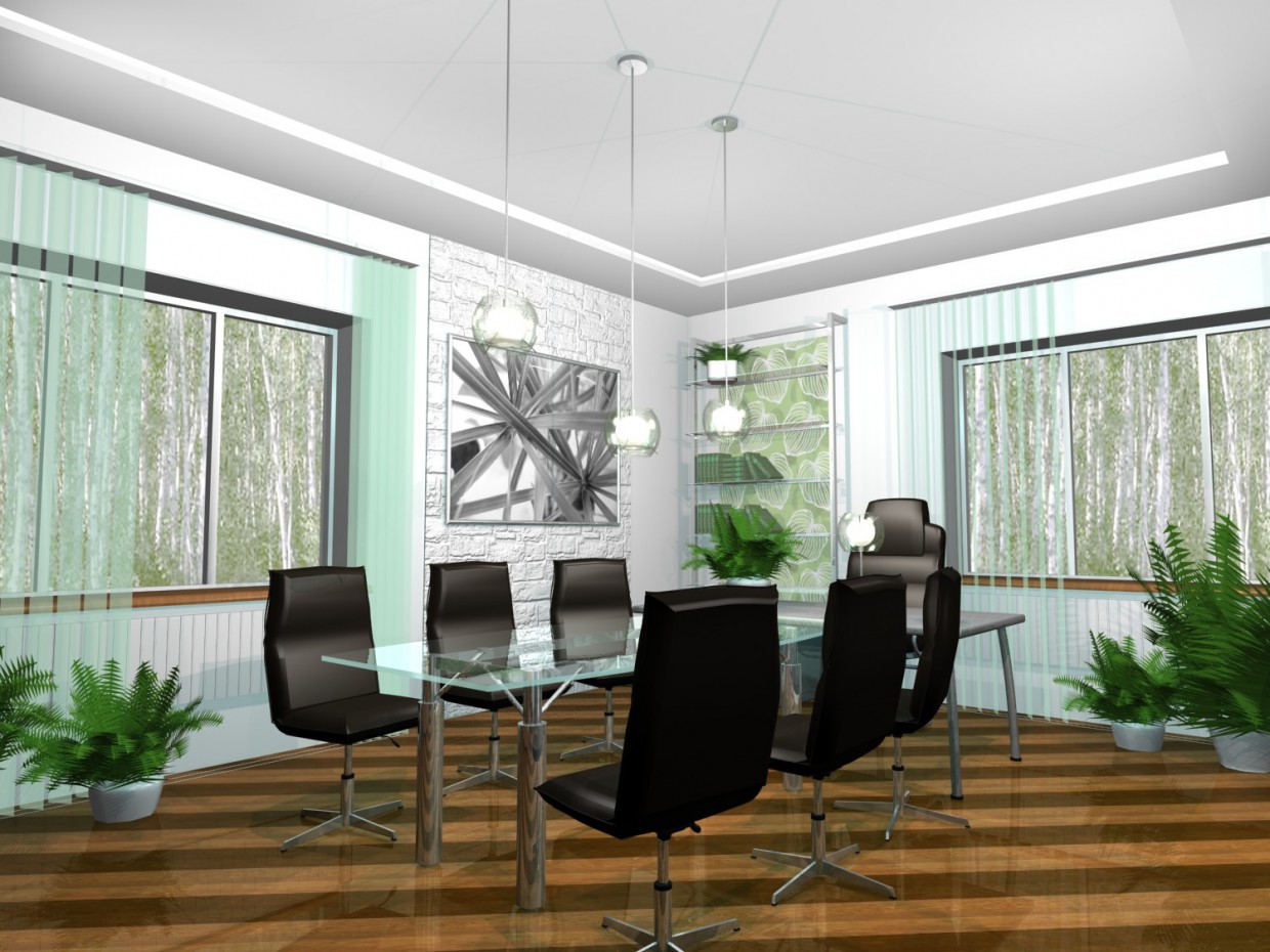 Head office in 3d max mental ray image