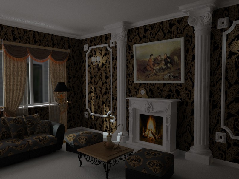 first project in 3d max vray image