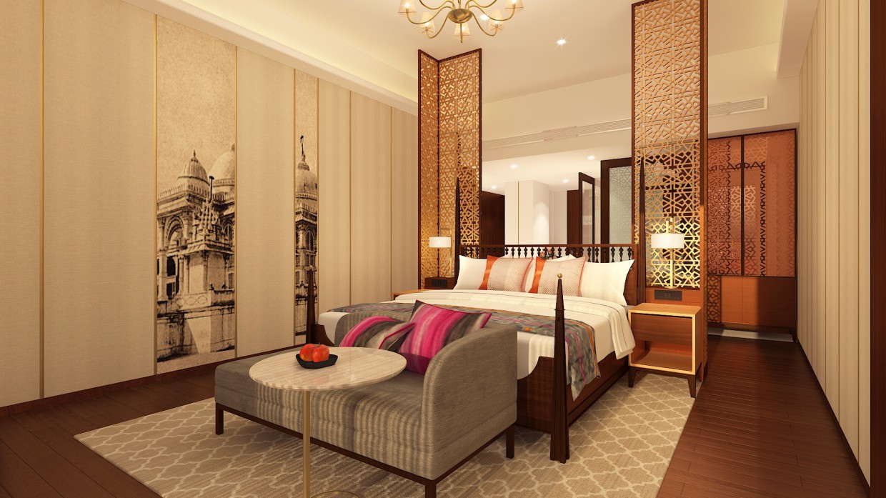 imagen de Habitación - Hotel clásico Neo y hospitalidad en 3d max vray 3.0