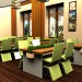 Bahar zaman Cafe in 3d max vray resim