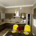 रसोई घर में baraulyany 3d max corona render में प्रस्तुत छवि