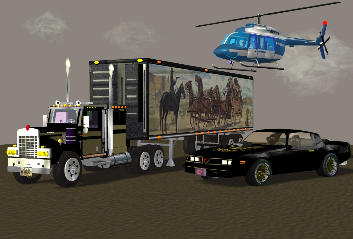 My Smokey and the Bandit in Blender Other immagine
