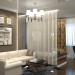 One bedroom apartment in a variety of styles in 3d max vray image