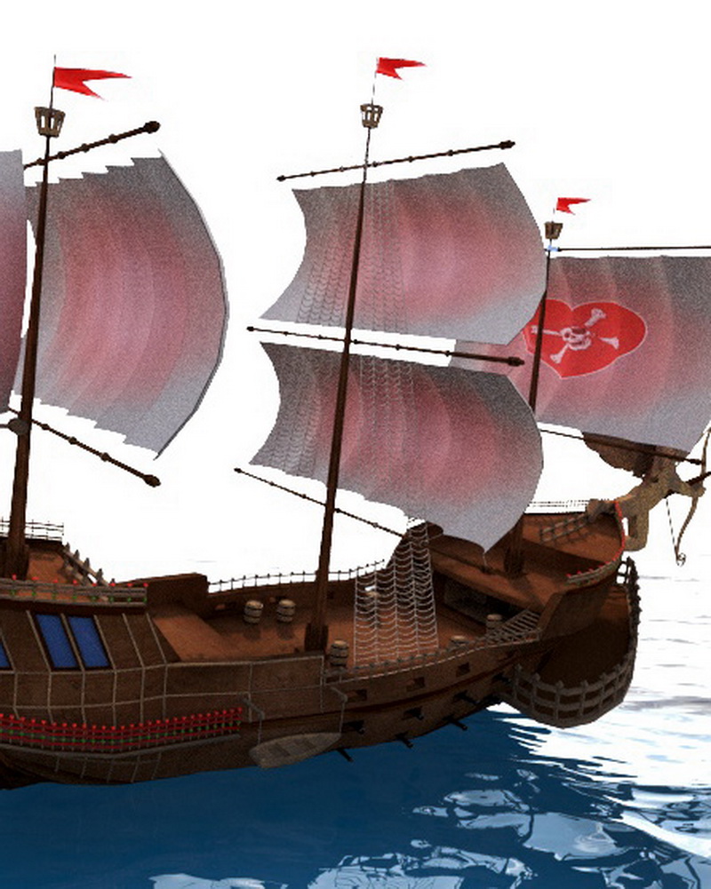 वेलेंटाइन जहाज 3d max vray 3.0 में प्रस्तुत छवि