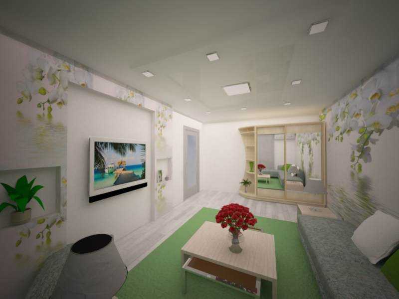 कोमल रहने वाले कमरे 3d max vray में प्रस्तुत छवि