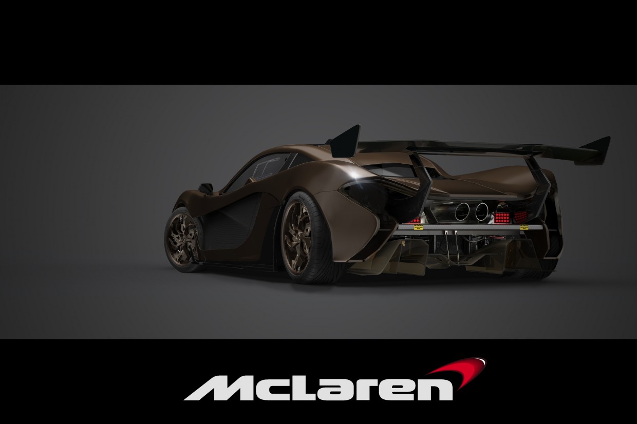 McLaren p1 GT in 3d max Other resim