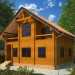 लकड़ी का बना मकान 3d max vray में प्रस्तुत छवि