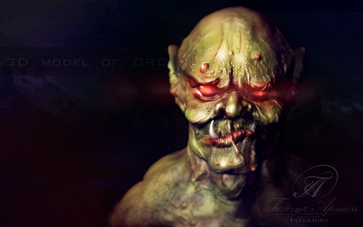 ORC in 3d max vray immagine