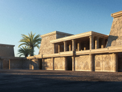 3d concept egyptian style