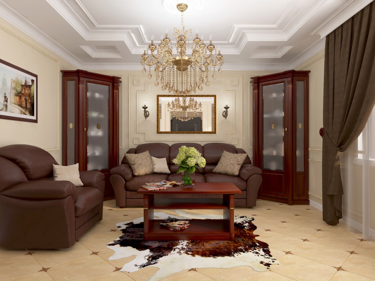 living room in 3d max vray 2.5 image
