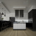 Interior living room in 3d max vray image