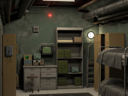 Room in the bunker