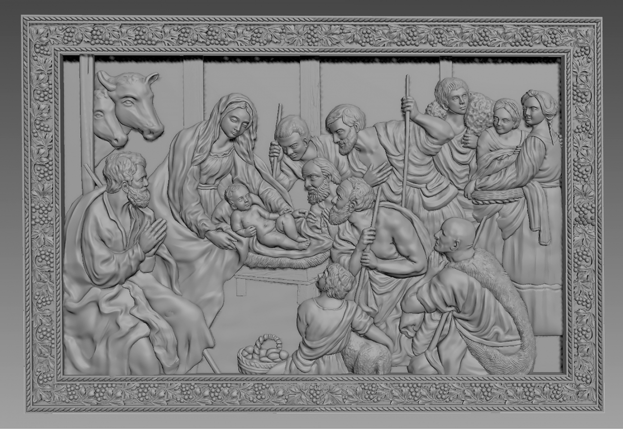bas-relief dans ZBrush Other image