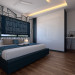 Moderna camera da letto principale in 3d max vray 3.0 immagine