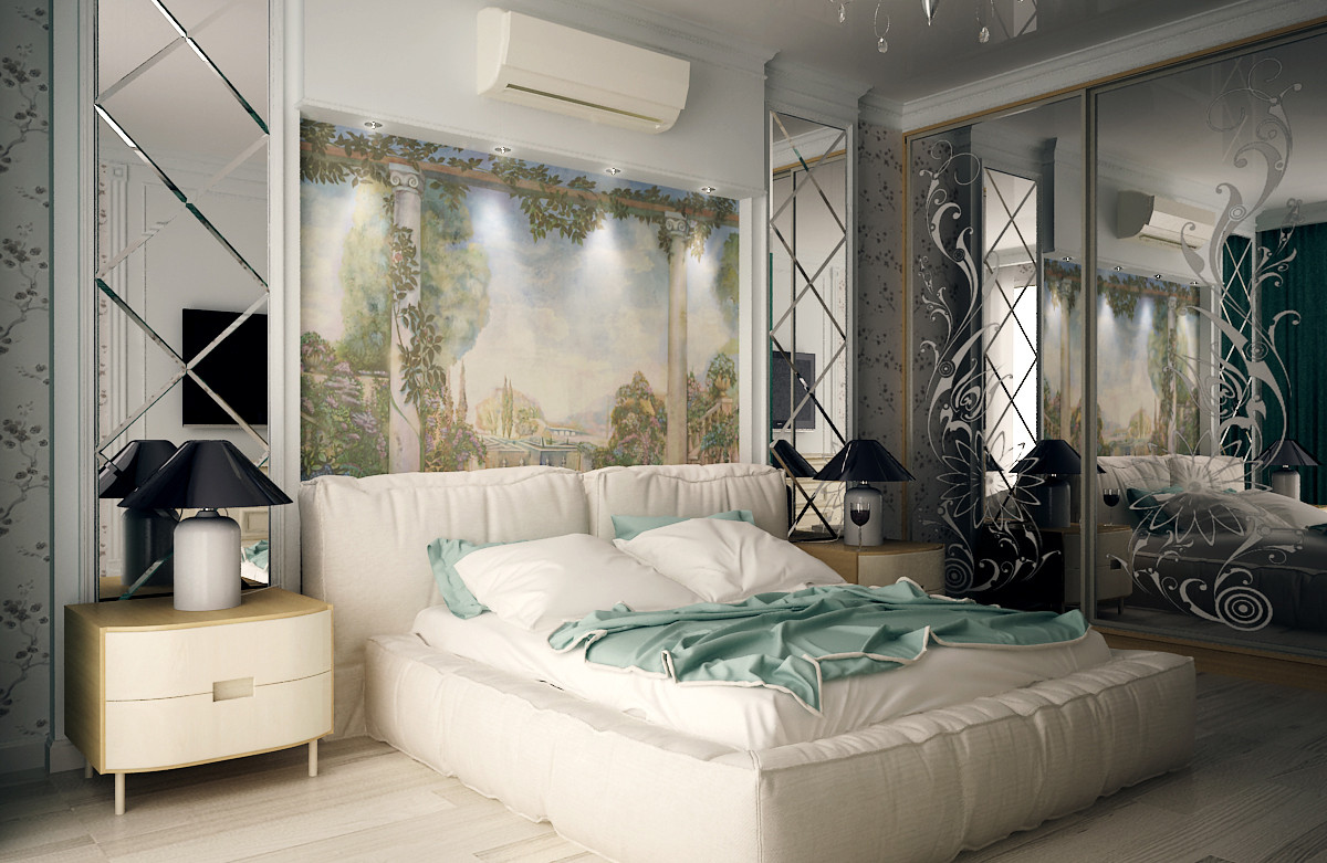 imagen de Dormitorio de mujer en 3d max vray 2.0