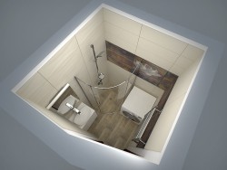 Bathroom with tiles Paradyz