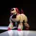 imagen de robot perro en 3d max corona render