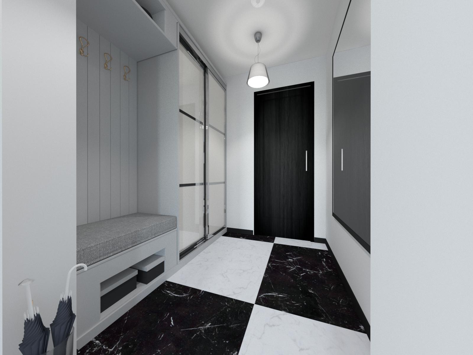 Дизайн Номера в отеле. в 3d max corona render изображение