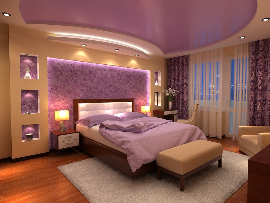Yatak odası Chernihiv "hassasiyet" in 3d max vray resim