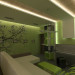 Зелена кімната в 3d max vray зображення