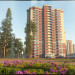 imagen de El complejo residencial "acogedor" en 3d max corona render