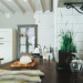 кухня в 3d max corona render изображение