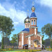 Capela em Shirochanka em ArchiCAD corona render imagem