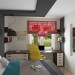 Boy's room in 3d max vray image