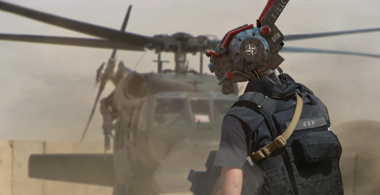 Chappie in 3d max Other resim