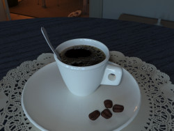 Чашка с блюдцем espresso
