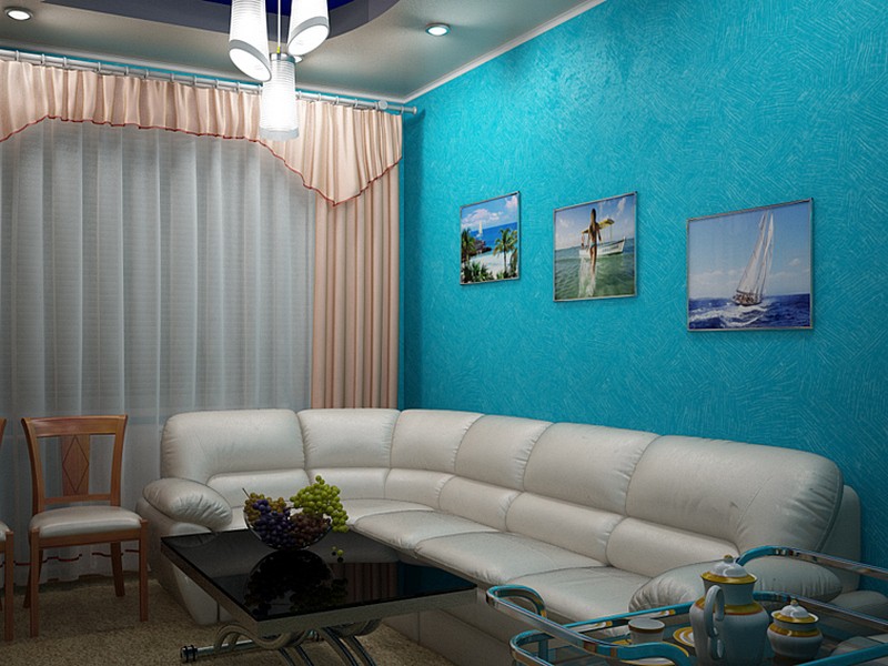 Комната отдыха в сауне в 3d max vray изображение