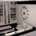 लिविंग रूम डिजाइन। शोध परियोजना। 3d max vray में प्रस्तुत छवि