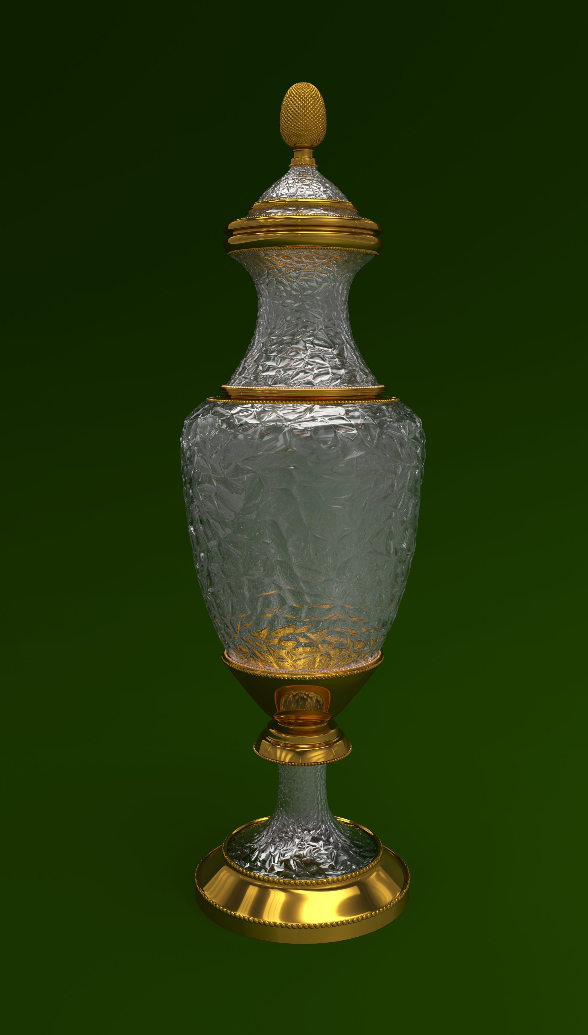 Vazo in 3d max corona render resim